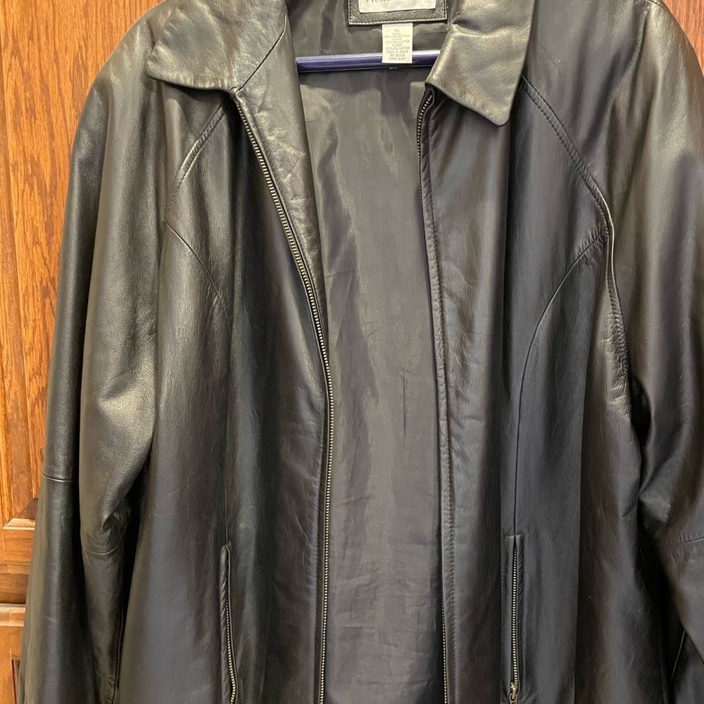 Preston and York leather jacket